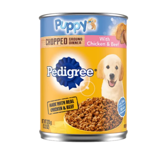 PEDIGREE® PUPPY™ Complete Nutrition – Chopped Ground Dinner with Chicken & Beef Wet Dog Food